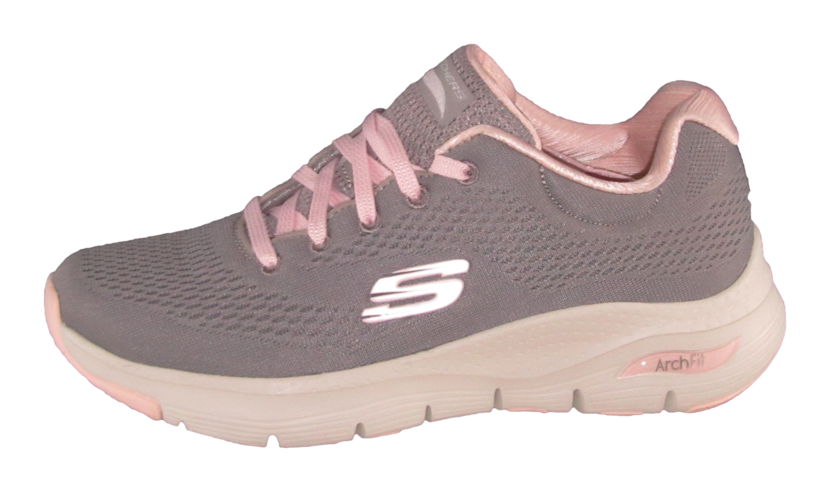 pink arch fit skechers