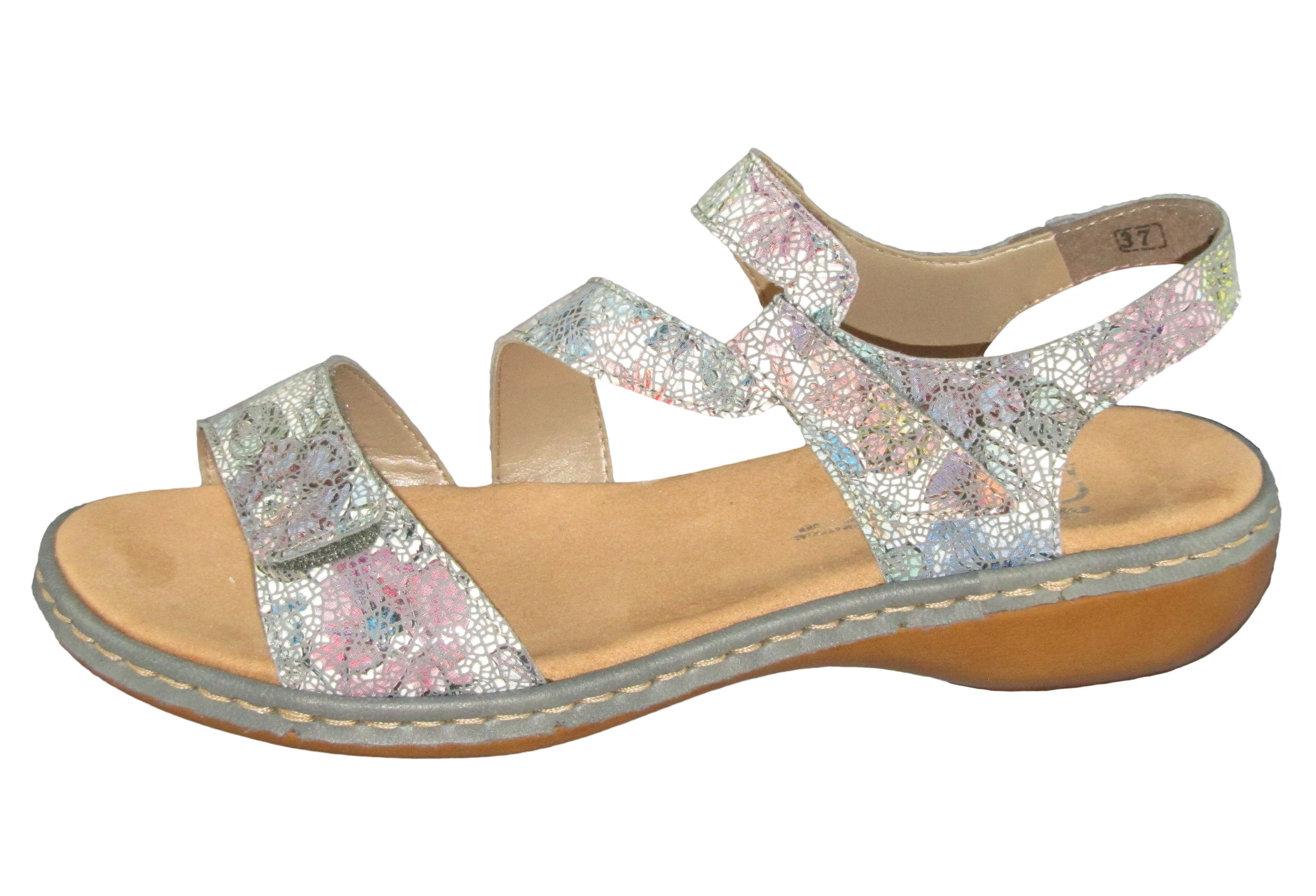 659C7 RIEKER - WOMENS SHOES-SANDALS - Low To Flat : Shirley's Shoes ...